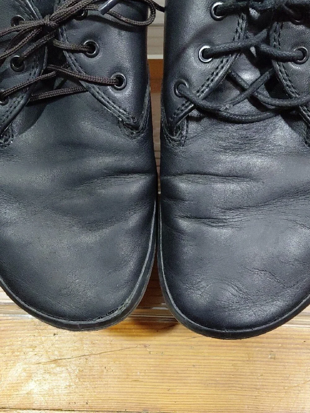 VivoBarefoot Men's Black Minimalist Wide Toe-Box Lace-Up Oxfords Size 10